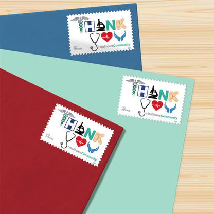 Forever Stamps 2024 Healthcare Community Thank You-Awareness & Appreciation, First-Class Postage