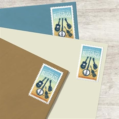 Forever Stamps 2024 Bluegrass Music-Cultural Heritage, First-Class Postage