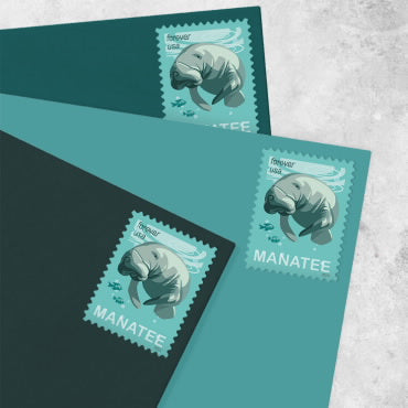 Forever Stamps 2024 Save Manatees-Nature Series, First-Class Postage