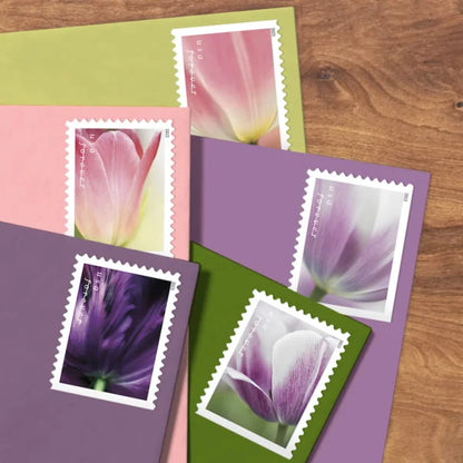 Forever Stamps 2023 Tulip Blossoms-Nature Series, First-Class Postage