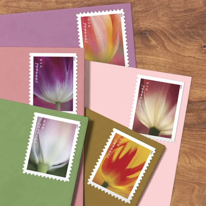 Forever Stamps 2023 Tulip Blossoms-Nature Series, First-Class Postage