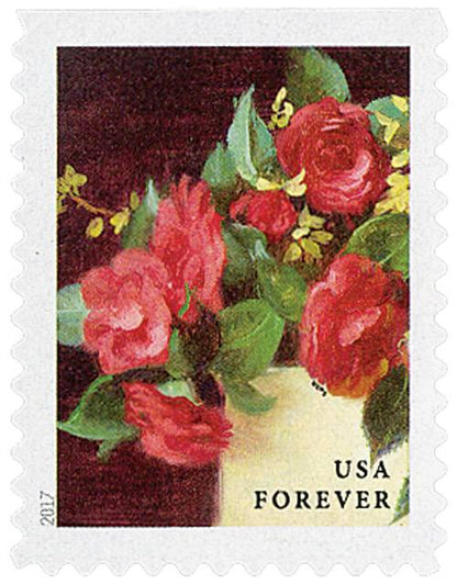 Forever Stamps 2017 Flowers from the Garden-Nature Series, First-Class Postage