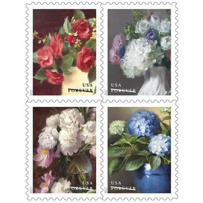 Forever Stamps 2017 Flowers from the Garden-Nature Series, First-Class Postage