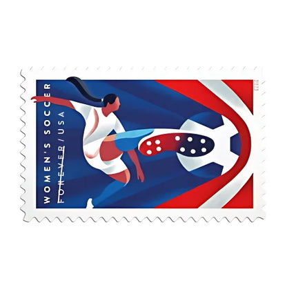 Forever Stamps 2023 Women¡¯s Soccer-Celebrating Female Athletes, First-Class Postage