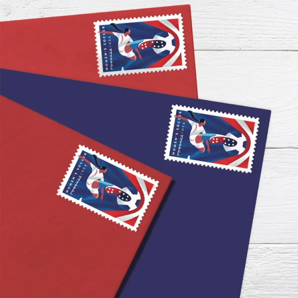 Forever Stamps 2023 Women¡¯s Soccer-Celebrating Female Athletes, First-Class Postage