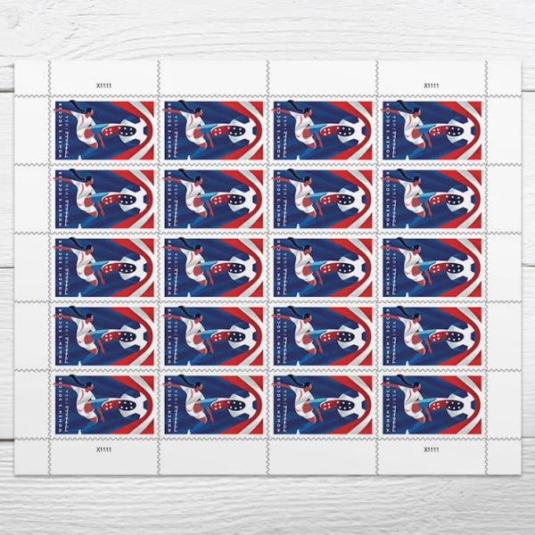 Forever Stamps 2023 Women¡¯s Soccer-Celebrating Female Athletes, First-Class Postage