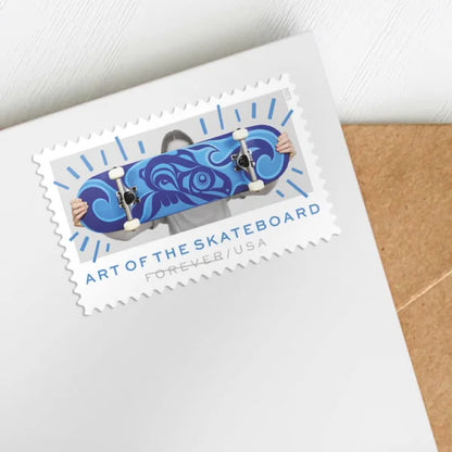 Forever Stamps 2023 Art of the Skateboard-Contemporary Art Collection, First-Class Postage
