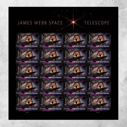 Forever Stamps 2022 James Webb Space Telescope-Space Exploration, First-Class Postage