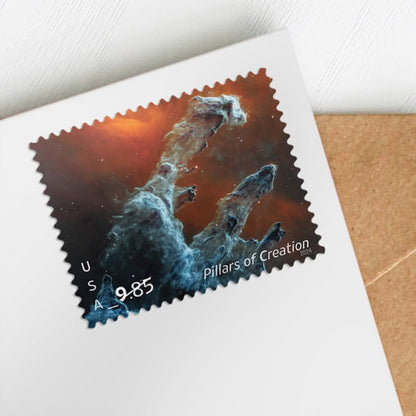 Priority Mail Express 2023 Pillars of Creation-Deep Space, $9.85 Postage
