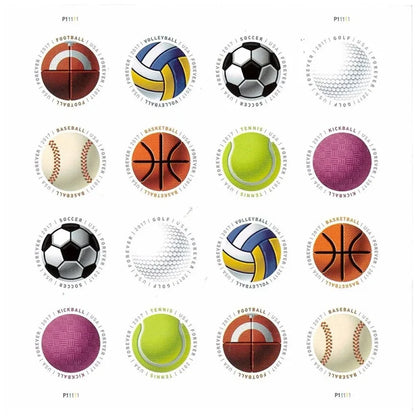 Forever Stamps 2017 Have a Ball-Sports Theme (Football), First-Class Postage
