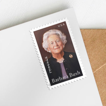 Forever Stamps 2025 Barbara Bush-Commemorative, First-Class Postage