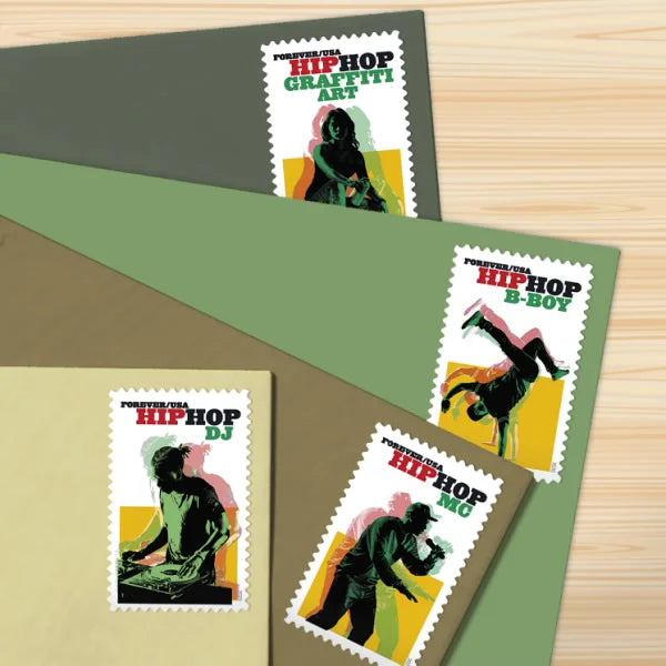 Forever Stamps 2021 Hip Hop-Music & Culture Series, First-Class Postage