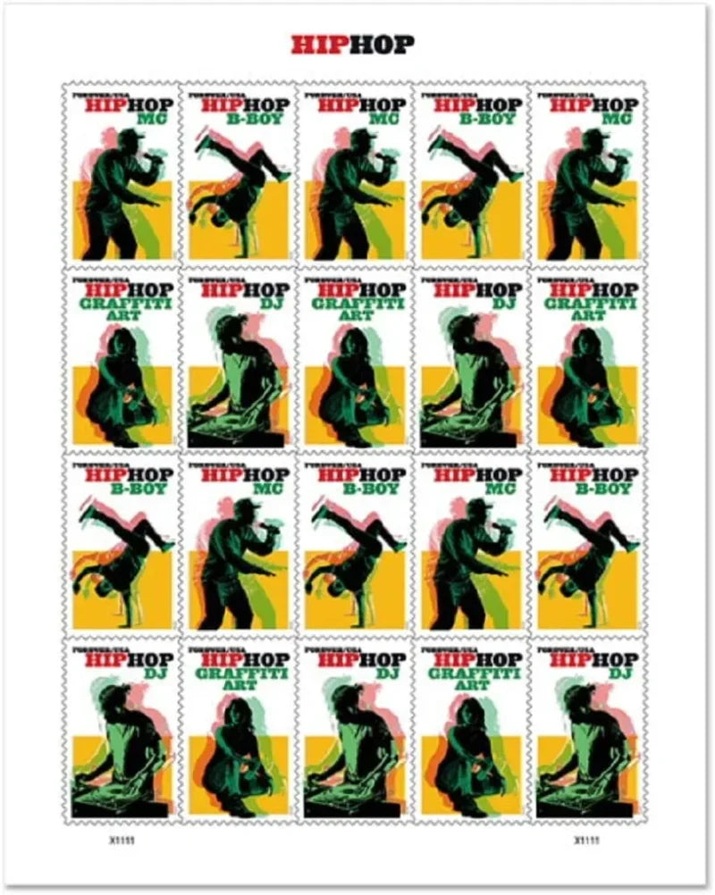 Forever Stamps 2021 Hip Hop-Music & Culture Series, First-Class Postage